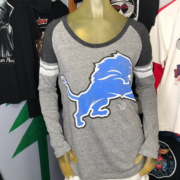 NFL Detroit Lions Football Large Long Sleeve Tee